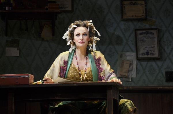 Photo Flash: First Look at Jane Lynch Strutting Her Stuff Onstage as 'Miss Hannigan' in ANNIE! 