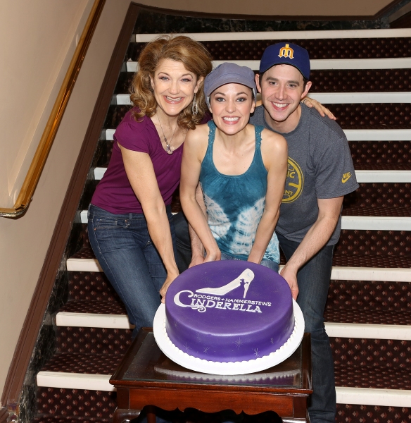 Photo Coverage: Laura Osnes, Santino Fontana and Cast of CINDERELLA Celebrate 100th Performance on Broadway!  Image