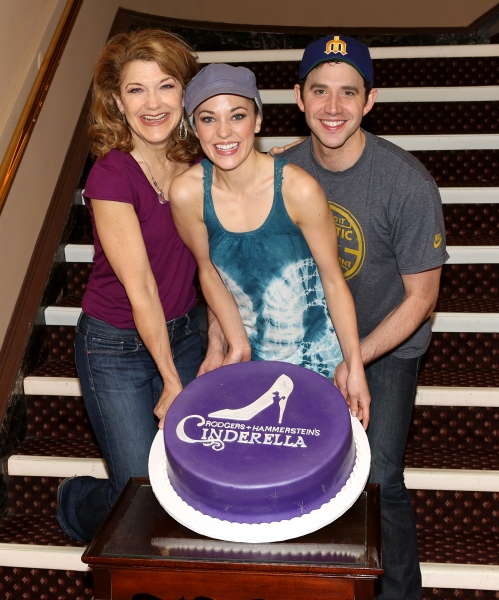 Photo Coverage: Laura Osnes, Santino Fontana and Cast of CINDERELLA Celebrate 100th Performance on Broadway!  Image