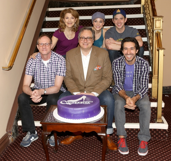 Photo Coverage: Laura Osnes, Santino Fontana and Cast of CINDERELLA Celebrate 100th Performance on Broadway!  Image