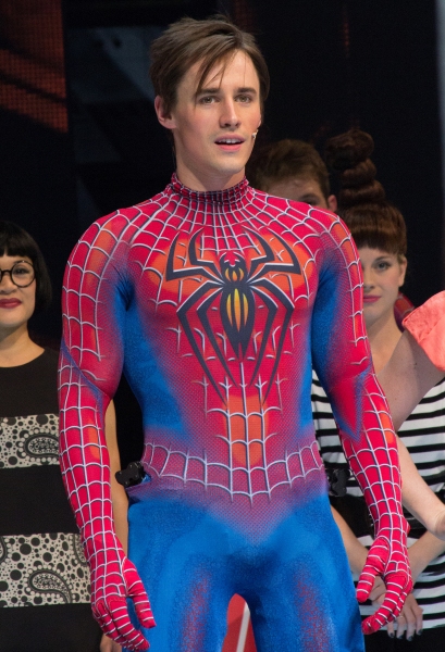 Photo Coverage: Bono & The Edge Join SPIDER-MAN Cast to Celebrate 1000 Performances on Broadway!  Image