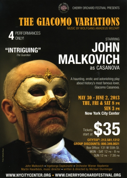 Photo Coverage: John Malkovich & Company Discuss THE GIACOMO VARIATIONS Image