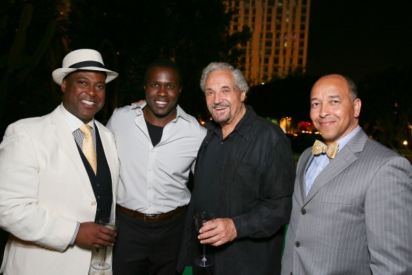 Cast members Trent Armand Kendall, Joshua Henry, Hal Linden and JC Montgomery Photo