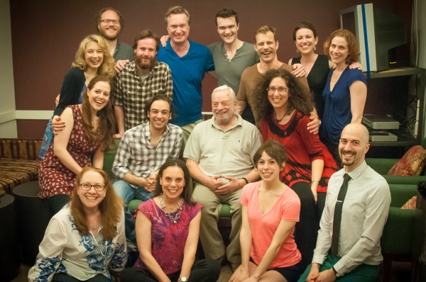 Photo Flash: Stephen Sondheim Gives Backstage Praise to Cast of McCarter Theatre's INTO THE WOODS Image