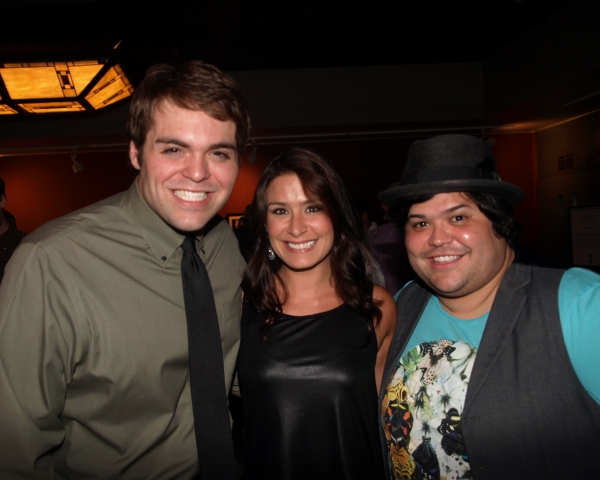 Alex Mendoza, Cassandra Murphy, and Harvey Guillen
 Photo