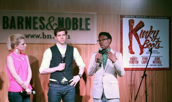 Photo Coverage: KINKY BOOTS' Annaleigh Ashford, Billy Porter and Stark Sands Perform at Barnes & Noble CD Signing! Image