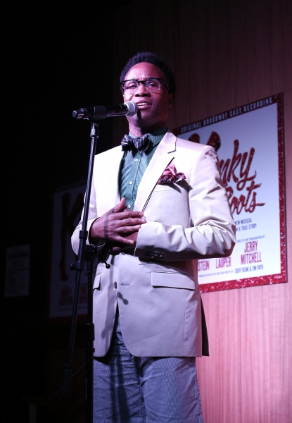 Photo Coverage: KINKY BOOTS' Annaleigh Ashford, Billy Porter and Stark Sands Perform at Barnes & Noble CD Signing! Image