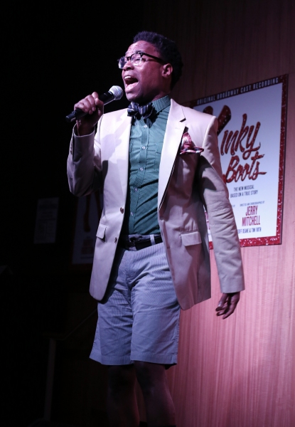 Photo Coverage: KINKY BOOTS' Annaleigh Ashford, Billy Porter and Stark Sands Perform at Barnes & Noble CD Signing! Image