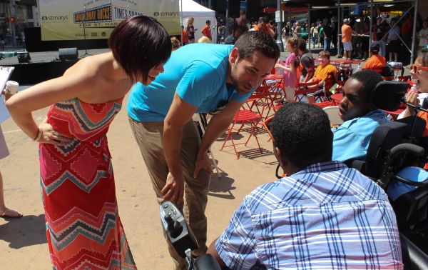Photo Coverage: Krysta Rodriguez, Zachary Levi & More at BROADWAY ROCKS TIMES SQUARE! Image