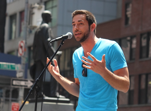 Photo Coverage: Krysta Rodriguez, Zachary Levi & More at BROADWAY ROCKS TIMES SQUARE! Image