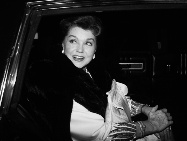 Esther Williams pictured in New York City in Febuary of 1985.  Photo