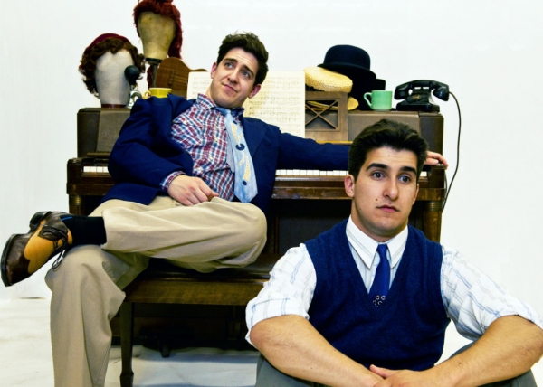 Photo Flash: First Look at Adrian and Alexander Aguilar in Porchlight's DOUBLE TROUBLE Image