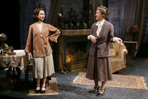 VICTORIA MACK as Christina and DALE CARMAN as Mrs. Phelps Photo