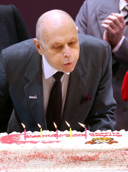 Photo Coverage: ANNIE Cast Celebrates Charles Strouse's 85th Birthday! Image