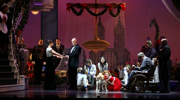 Photo Coverage: ANNIE Cast Celebrates Charles Strouse's 85th Birthday! Image