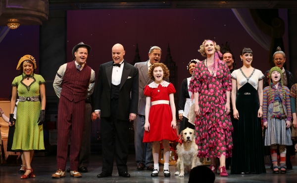 Photo Coverage: ANNIE Cast Celebrates Charles Strouse's 85th Birthday! Image
