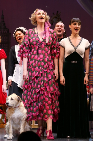 Photo Coverage: ANNIE Cast Celebrates Charles Strouse's 85th Birthday! Image
