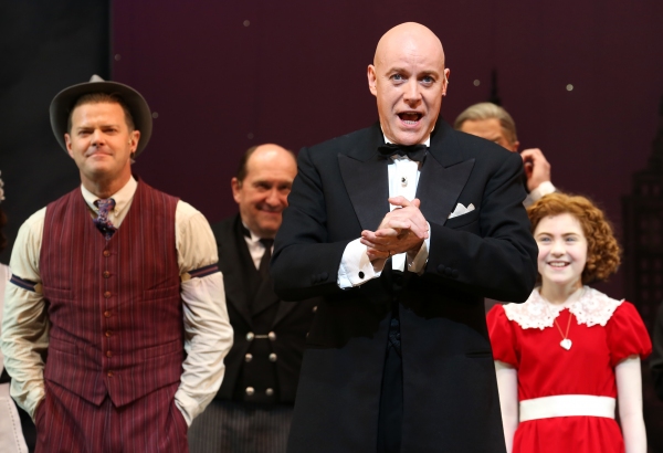 Clarke Thorell, Anthony Warlow, Lilla Crawford & the cast  Photo