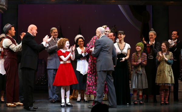 Photo Coverage: ANNIE Cast Celebrates Charles Strouse's 85th Birthday! Image