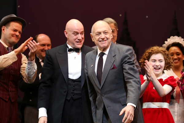 Clarke Thorell, Anthony Warlow, Charles Strouse, Merwin Foard, Lilla Crawford & the c Photo