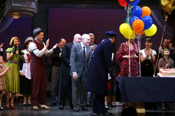 Photo Coverage: ANNIE Cast Celebrates Charles Strouse's 85th Birthday! Image