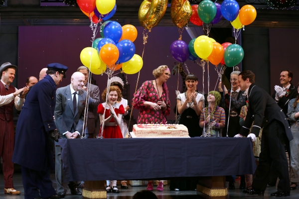 Photo Coverage: ANNIE Cast Celebrates Charles Strouse's 85th Birthday! Image