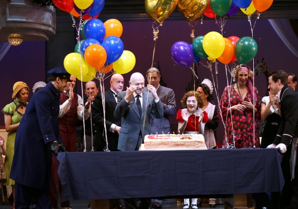 Photo Coverage: ANNIE Cast Celebrates Charles Strouse's 85th Birthday! Image