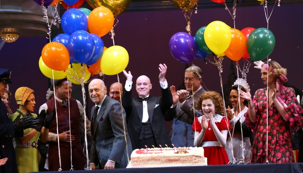 Photo Coverage: ANNIE Cast Celebrates Charles Strouse's 85th Birthday! Image