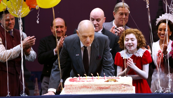 Photo Coverage: ANNIE Cast Celebrates Charles Strouse's 85th Birthday! Image