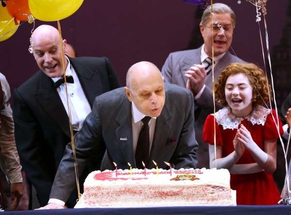 Anthony Warlow, Charles Strouse, Merwin Foard, Lilla Crawford & the cast  Photo