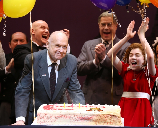 Photo Coverage: ANNIE Cast Celebrates Charles Strouse's 85th Birthday! Image