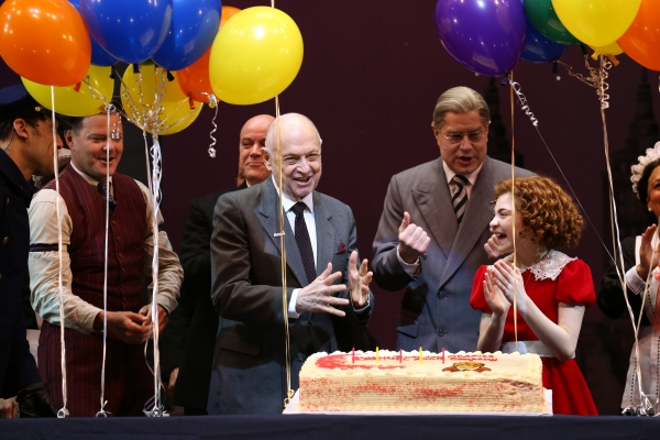 Photo Coverage: ANNIE Cast Celebrates Charles Strouse's 85th Birthday! Image