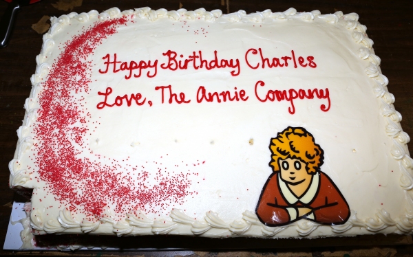 Photo Coverage: ANNIE Cast Celebrates Charles Strouse's 85th Birthday! Image