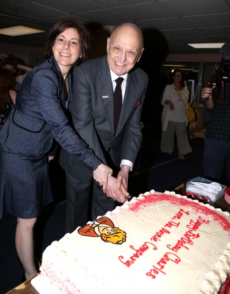 Photo Coverage: ANNIE Cast Celebrates Charles Strouse's 85th Birthday! Image
