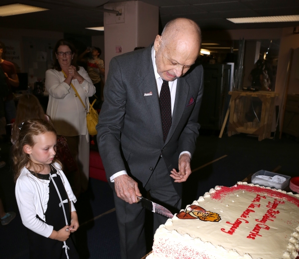 Charles Strouse with his grandaughter  Photo