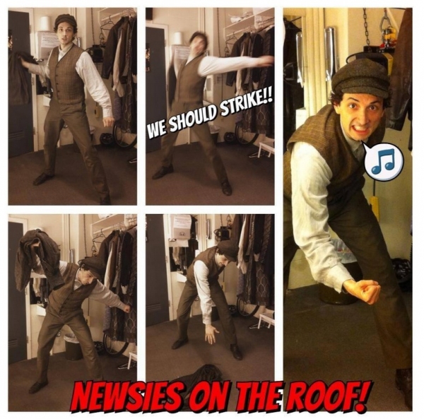 Photo Flash: Saturday Intermission Pics, June 8 - KINKY BOOTS, BOOK OF MORMON and More Prep for the Tonys!  Image