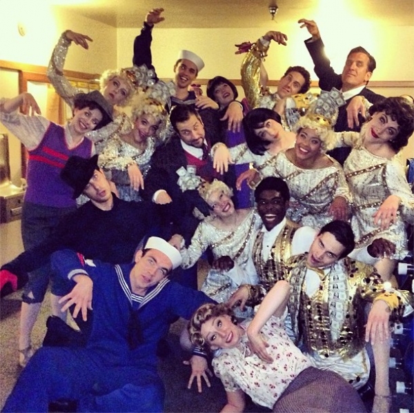 Photo Flash: Saturday Intermission Pics, June 8 - KINKY BOOTS, BOOK OF MORMON and More Prep for the Tonys!  Image