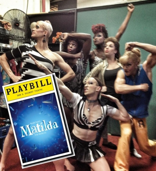 Photo Flash: Saturday Intermission Pics, June 8 - KINKY BOOTS, BOOK OF MORMON and More Prep for the Tonys!  Image