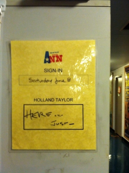 Photo Flash: Saturday Intermission Pics, June 8 - KINKY BOOTS, BOOK OF MORMON and More Prep for the Tonys!  Image