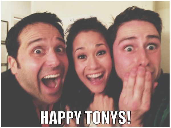 Photo Flash: Saturday Intermission Pics, June 8 - KINKY BOOTS, BOOK OF MORMON and More Prep for the Tonys!  Image