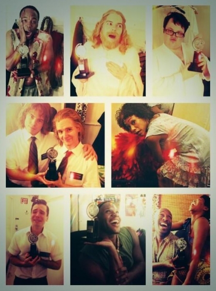 Photo Flash: Saturday Intermission Pics, June 8 - KINKY BOOTS, BOOK OF MORMON and More Prep for the Tonys!  Image