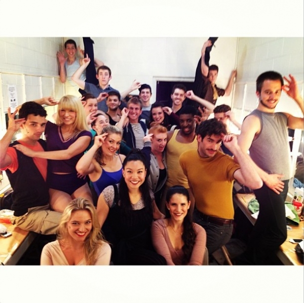 Photo Flash: Saturday Intermission Pics, June 8 - KINKY BOOTS, BOOK OF MORMON and More Prep for the Tonys!  Image