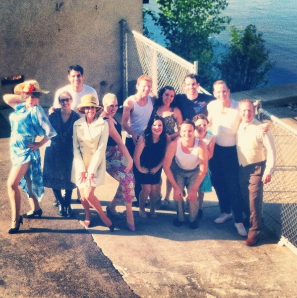 Photo Flash: Saturday Intermission Pics, June 8 - KINKY BOOTS, BOOK OF MORMON and More Prep for the Tonys!  Image