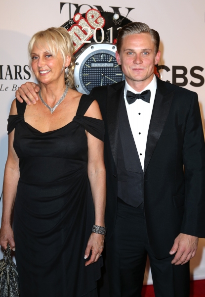 Billy Magnussen and mother Daina  Photo