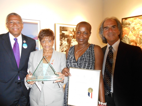 Councilman Robert Jackson, Honoree Councilwoman Inez E. Dickens, Marline Martin, Howa Photo