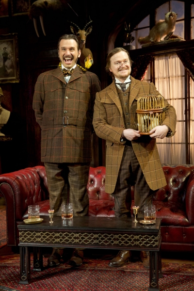 Brian Avers as Professor Cope and Steven Boyer as Professor Walling Photo