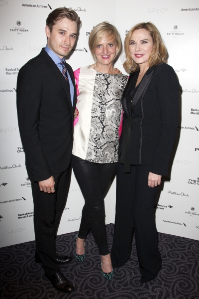 Seth Numrich (Chance Wayne), Marianne Elliott (Director) and Kim Cattrall (Alexandra  Photo