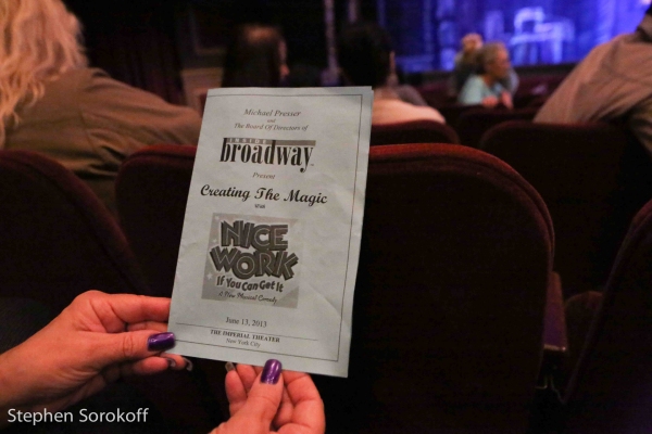 Photo Coverage: Inside Broadway & NICE WORK IF YOU CAN GET IT Present 'Creating the Magic' Program Image