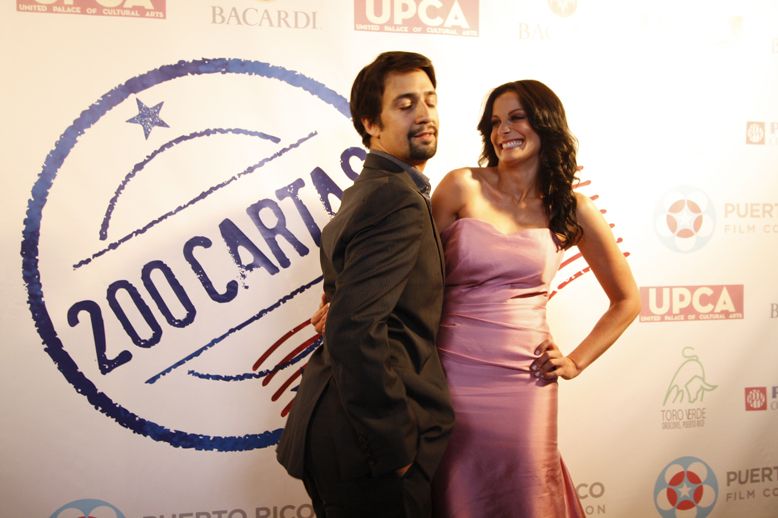Photo Flash: Lin-Manuel Miranda, Dayanara Torres at 200 CARTAS Premiere 