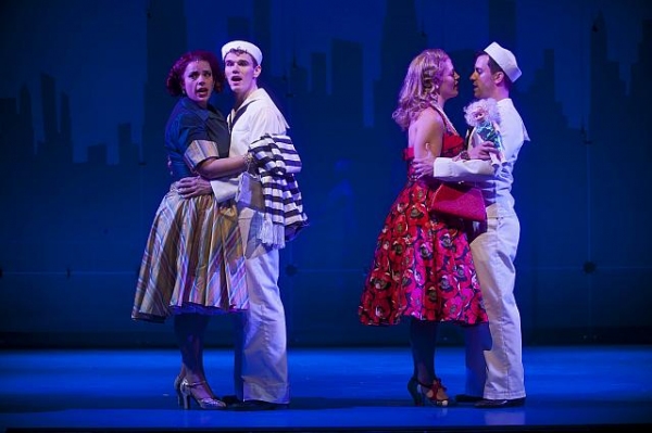 Photo Flash: First Look at Jay Armstrong Johnson, Alysha Umphress and More in Barrington Stage's ON THE TOWN Image